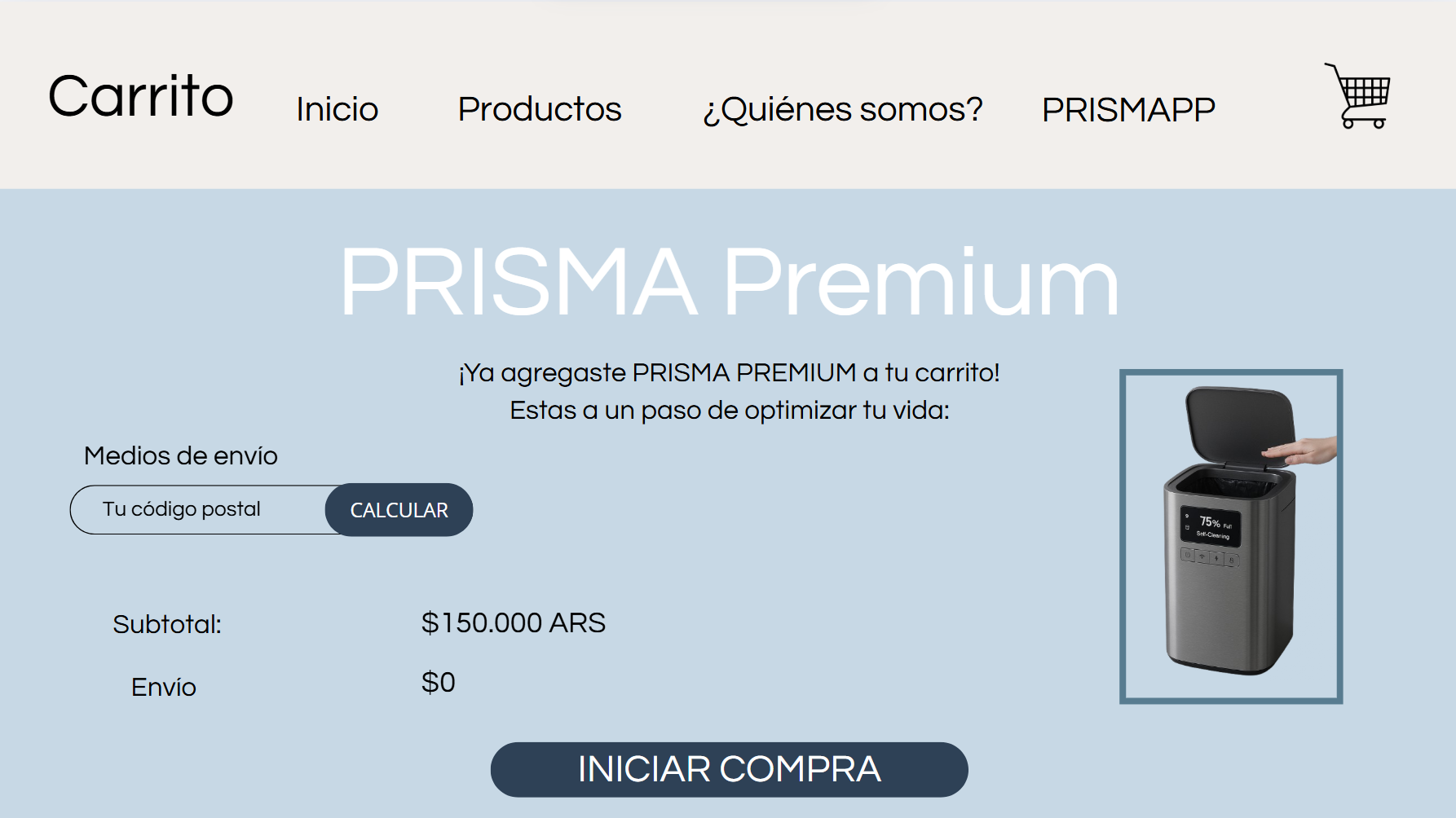 Sección PRISMAPP / ecosistema digital